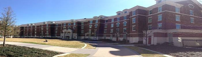 Picture of exterior of Ware Commons