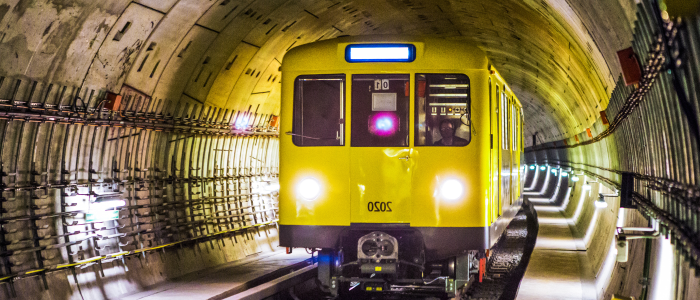 photo of a subway train