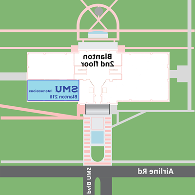 Blanton 2nd floor map