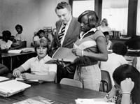 DISD teachers helping students, 1977