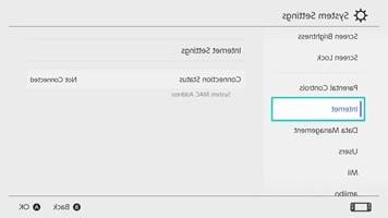 The Nintendo Switch console's MAC address will be listed under 'System MAC Address.'